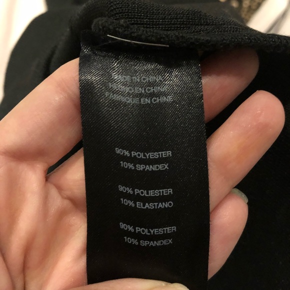 BEBE 2B Black bodycon Dress 8 10 M - Picture 5 of 5